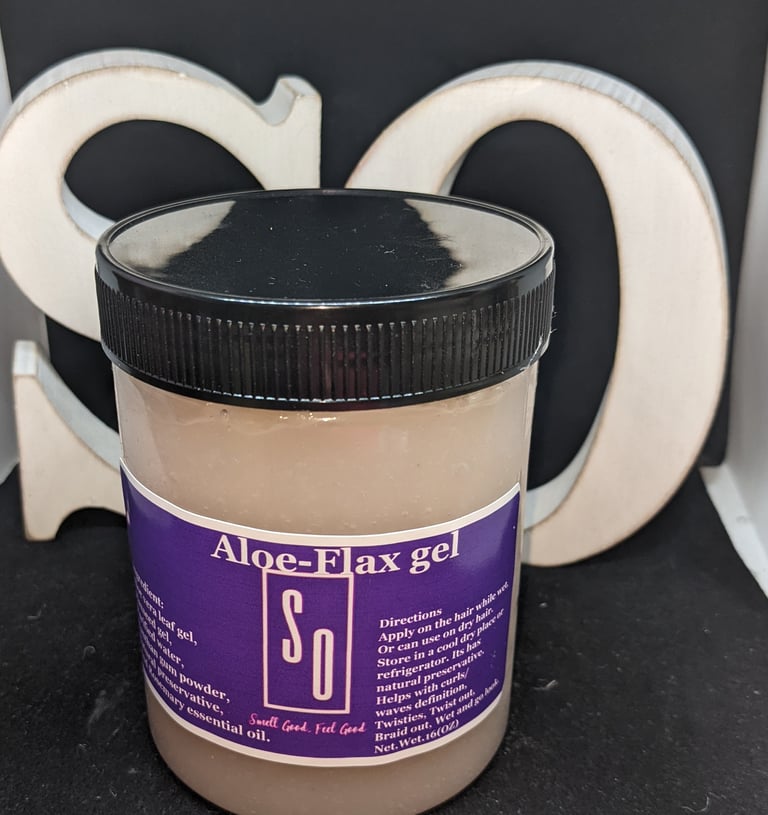 Aloe - Flax gel Net Wt.16oz (453g)(family size) (lavender scent)